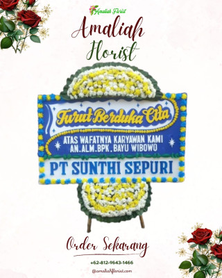 Papan Bunga Duka di Watulondo