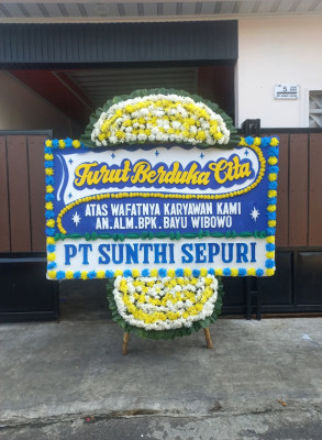 Papan Bunga Duka di Watulondo